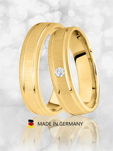 Trauringe Eheringe Gold Gelbgold - GH-028G Produktbild