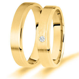 Trauringe Eheringe Gold Gelbgold - GH-029G Produktbild