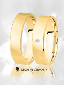 Trauringe Eheringe Gold Gelbgold - GH-037G Produktbild