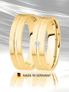 Trauringe Eheringe Gold Gelbgold - GH-040G Produktbild