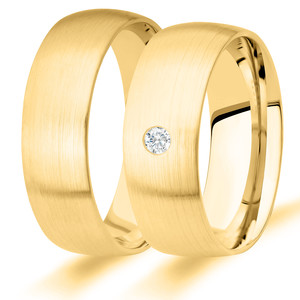 Trauringe Eheringe Gold Gelbgold - GH-060G Produktbild