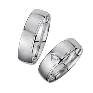 Ehering Gold Weißgold - HR154-1 Produktbild