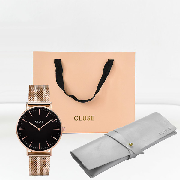 Cluse Boho Chic Mesh Rose Gold/Black CW0101201003...