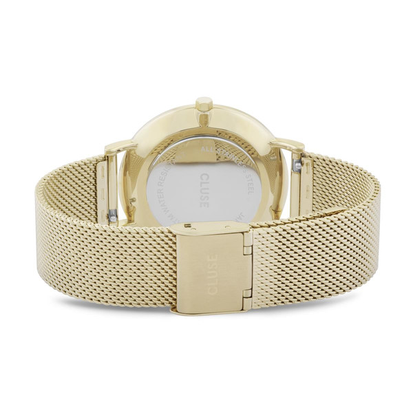 Cluse Boho Chic Mesh Damenuhr Gold/Schwarz CW0101201014...